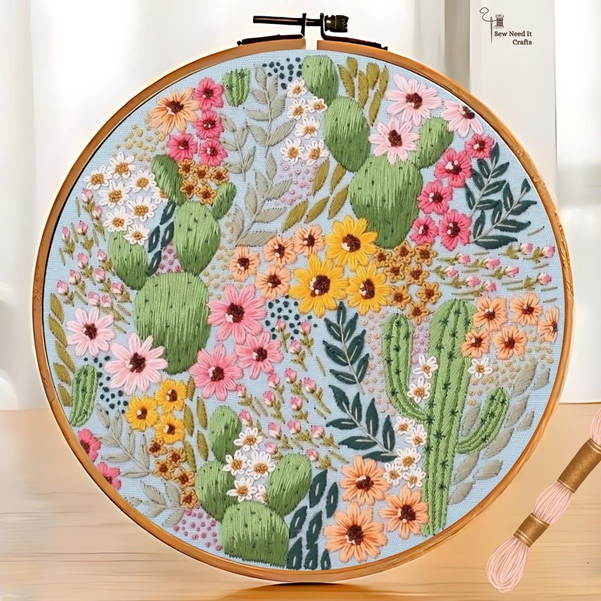 3D Flower DIY Embroidery Kit Set 4