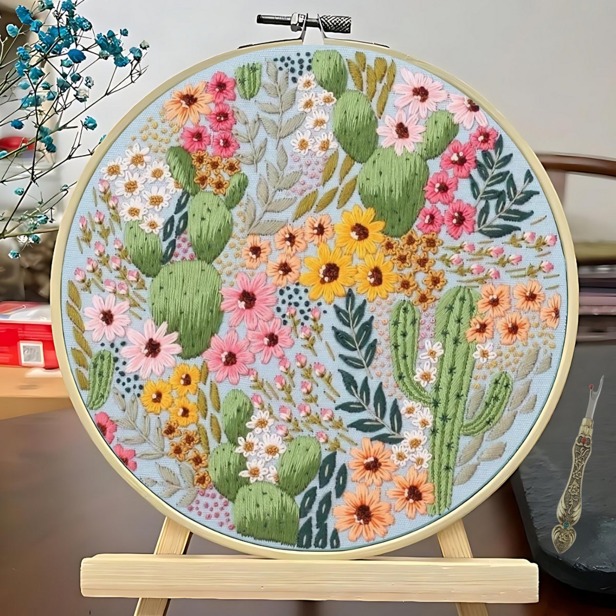 3D Flower DIY Embroidery Kit Set 2