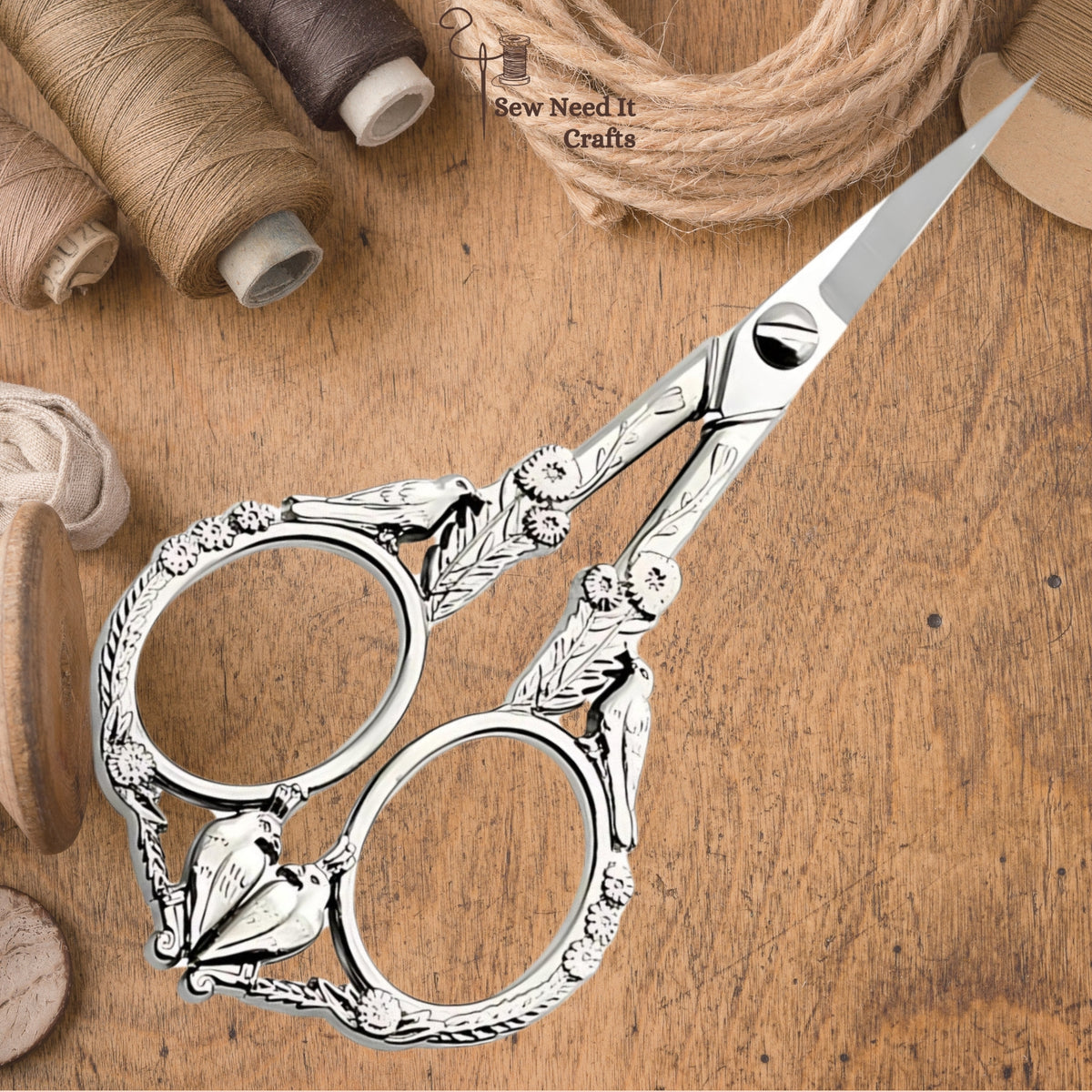 Feathered Friends Embroidery Scissors