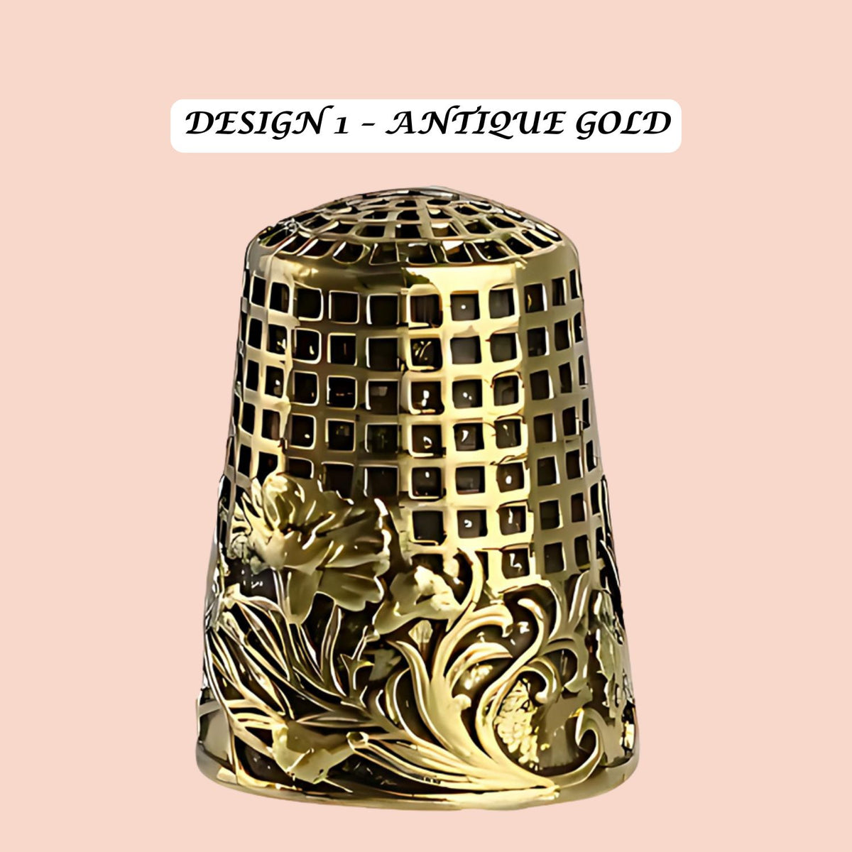 Vintage Style Metal Sewing Thimbles