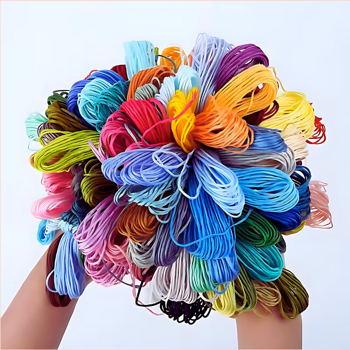 Multicolor Embroidery Thread Set - 200 Pcs