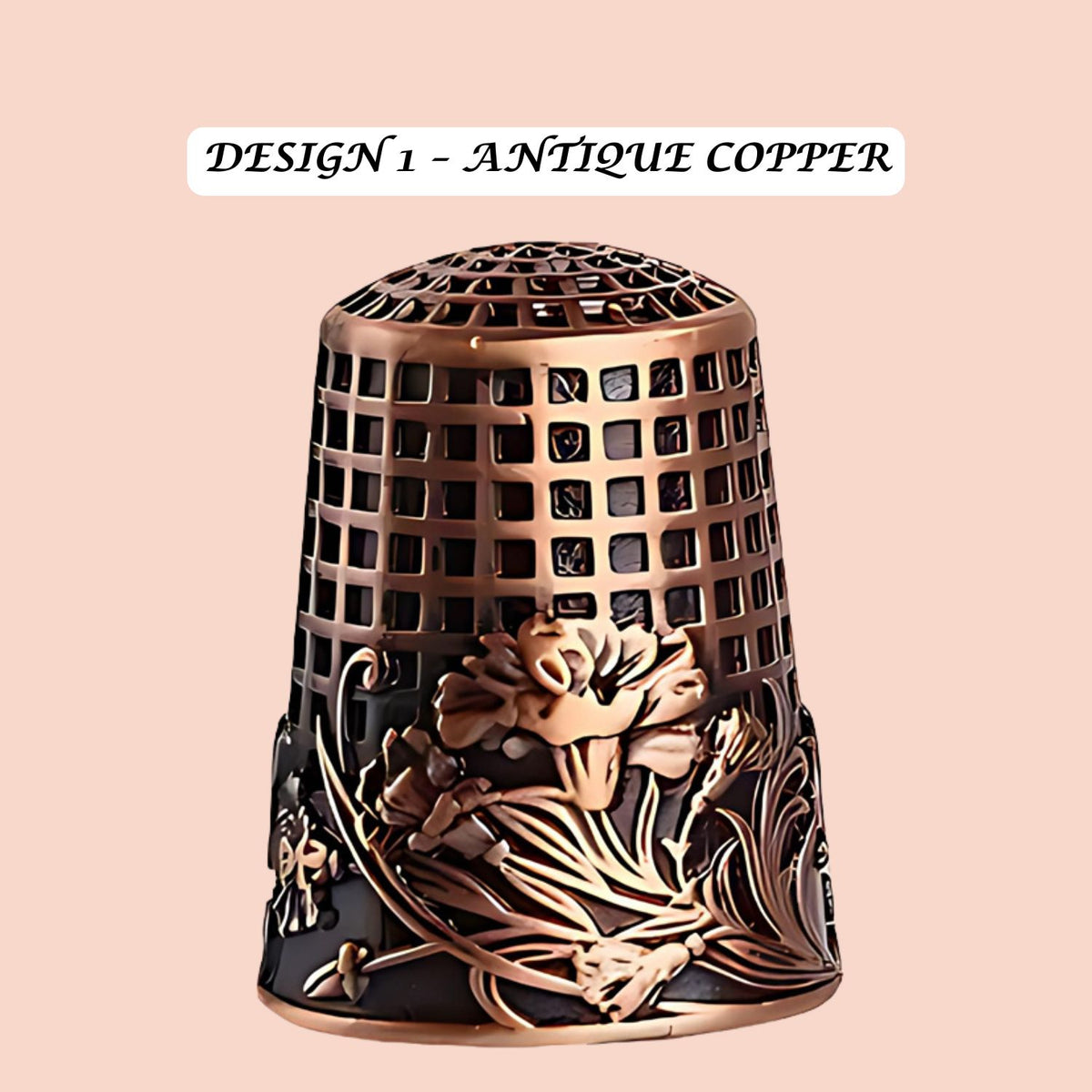 Vintage Style Metal Sewing Thimbles