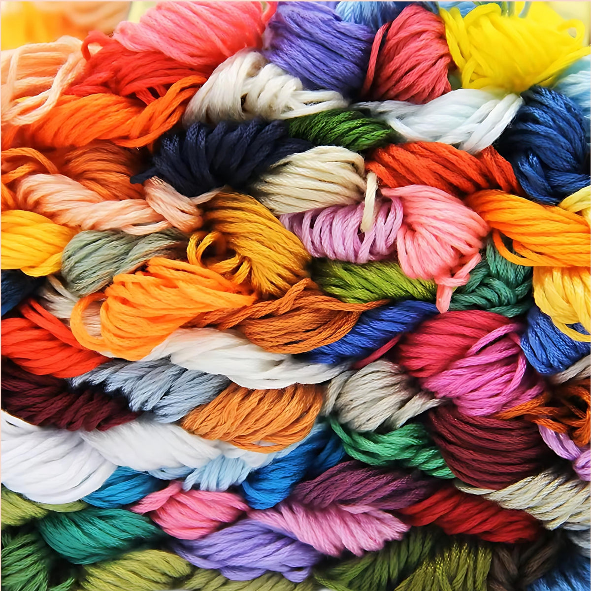 Multicolor Embroidery Thread Set - 200 Pcs