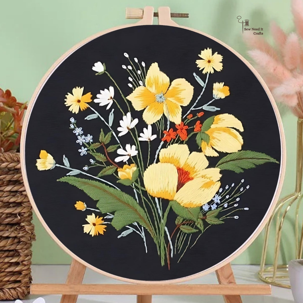 Flower DIY Embroidery Kit Set 2