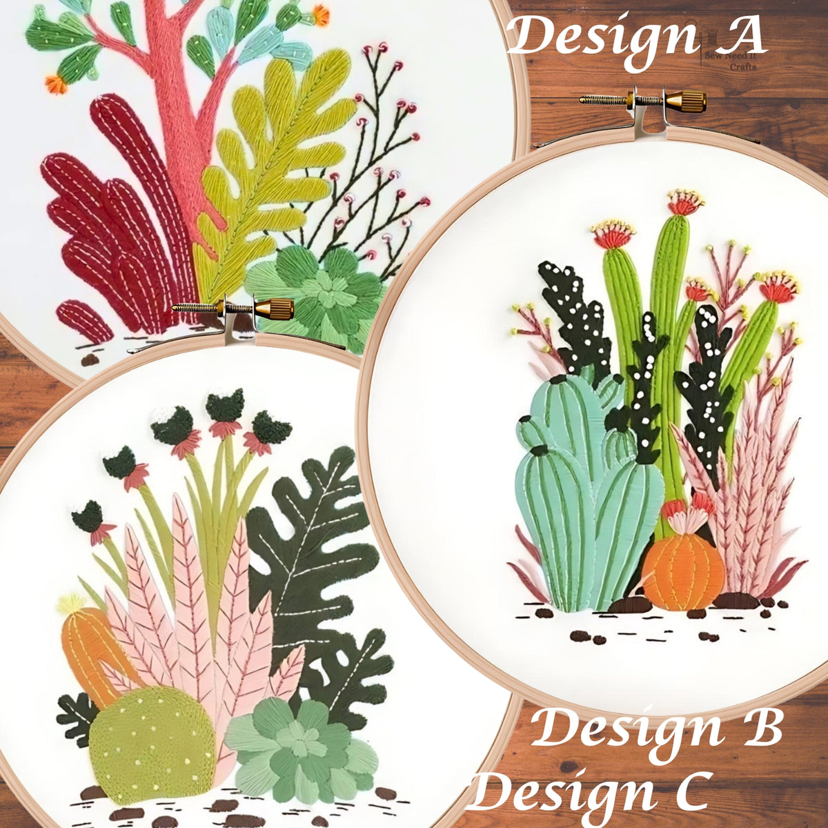 Plant DIY Modern Embroidery Kit