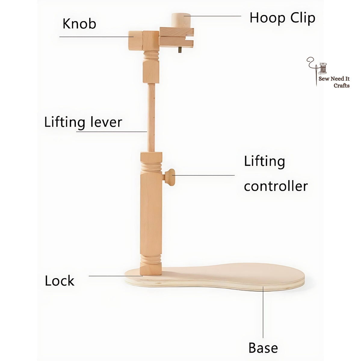 Multi-Angle Embroidery Hoop Holder