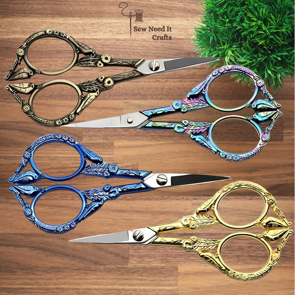 Feathered Friends Embroidery Scissors