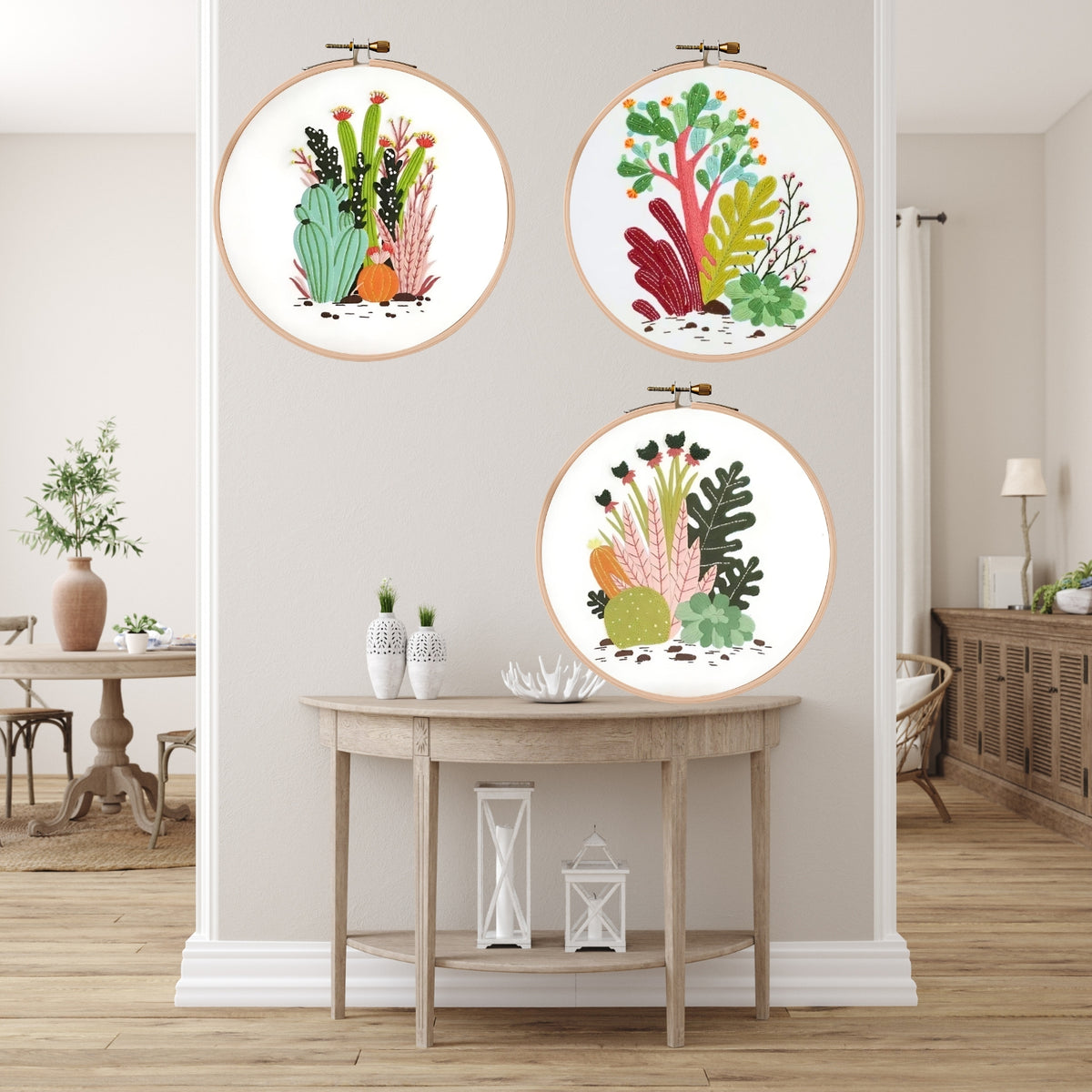 Plant DIY Modern Embroidery Kit