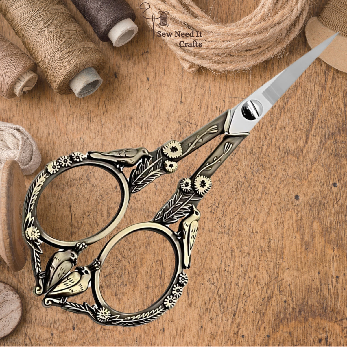 Feathered Friends Embroidery Scissors