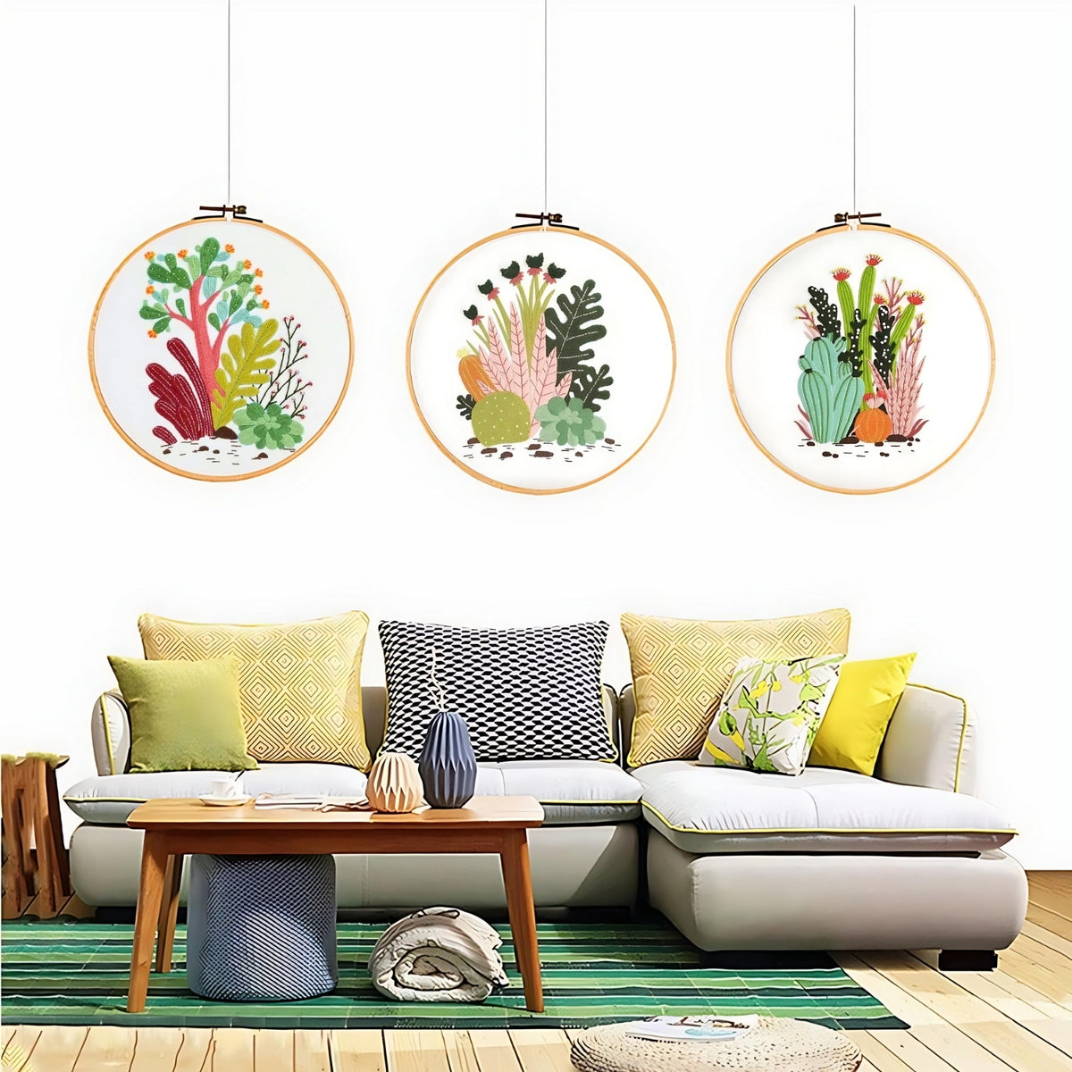 Plant DIY Modern Embroidery Kit