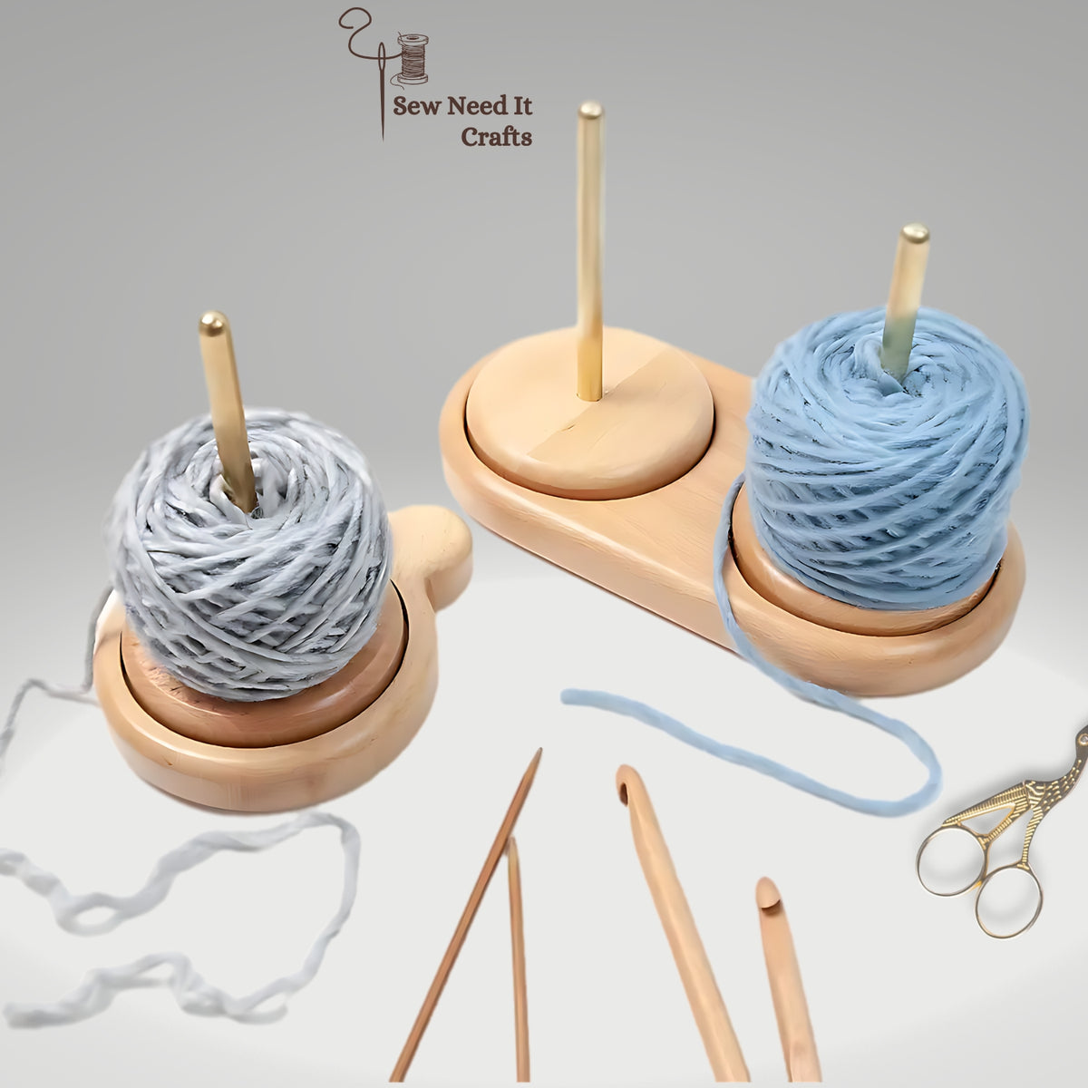 Wooden Yarn Ball Holders