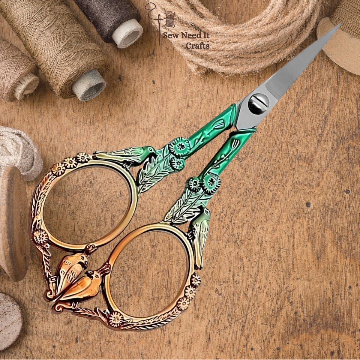 Feathered Friends Embroidery Scissors