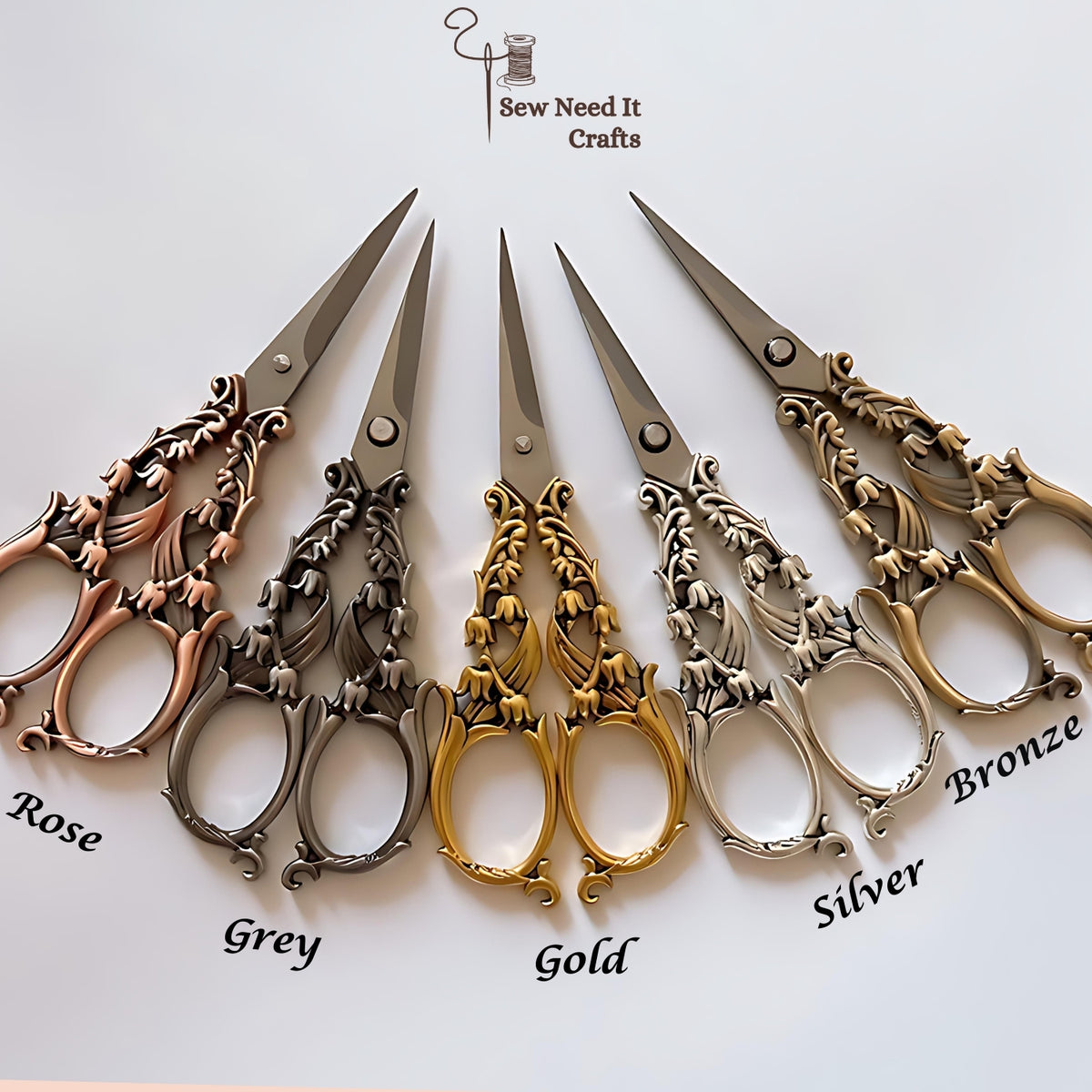 Tulip Garden Vintage Scissors