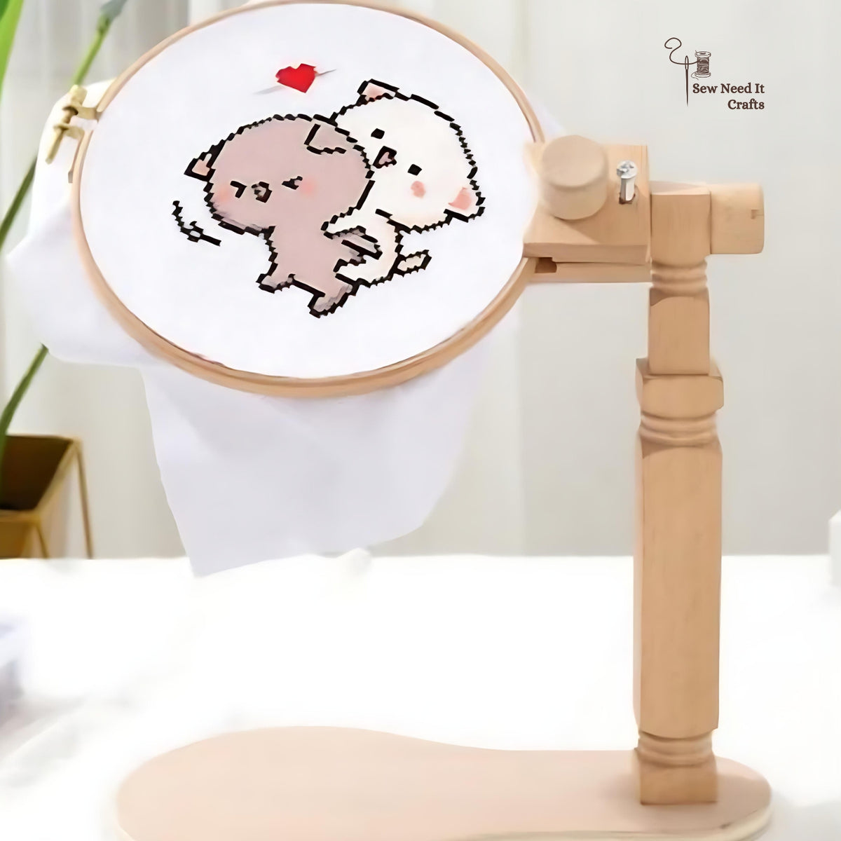 Multi-Angle Embroidery Hoop Holder