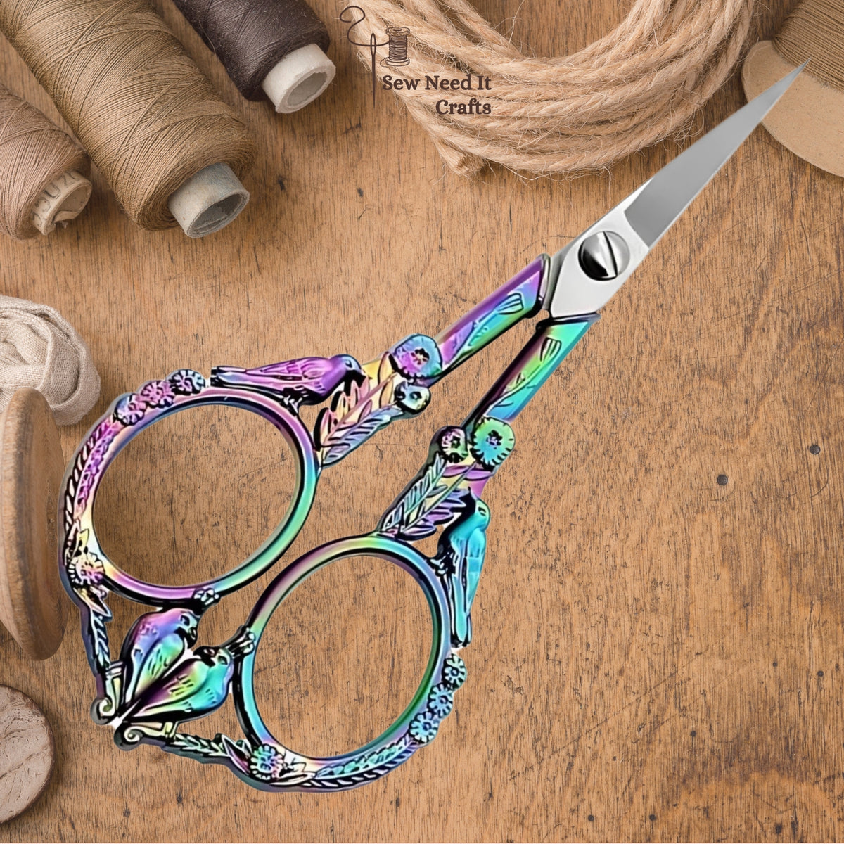 Feathered Friends Embroidery Scissors