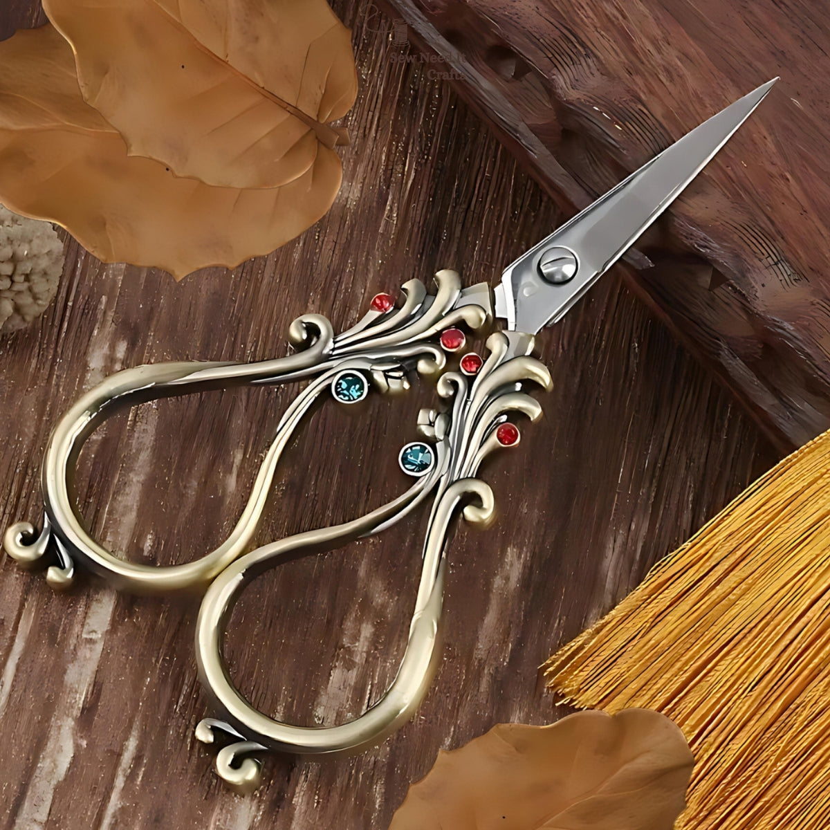 Antique Vintage Retro Phoenix Tail Scissors