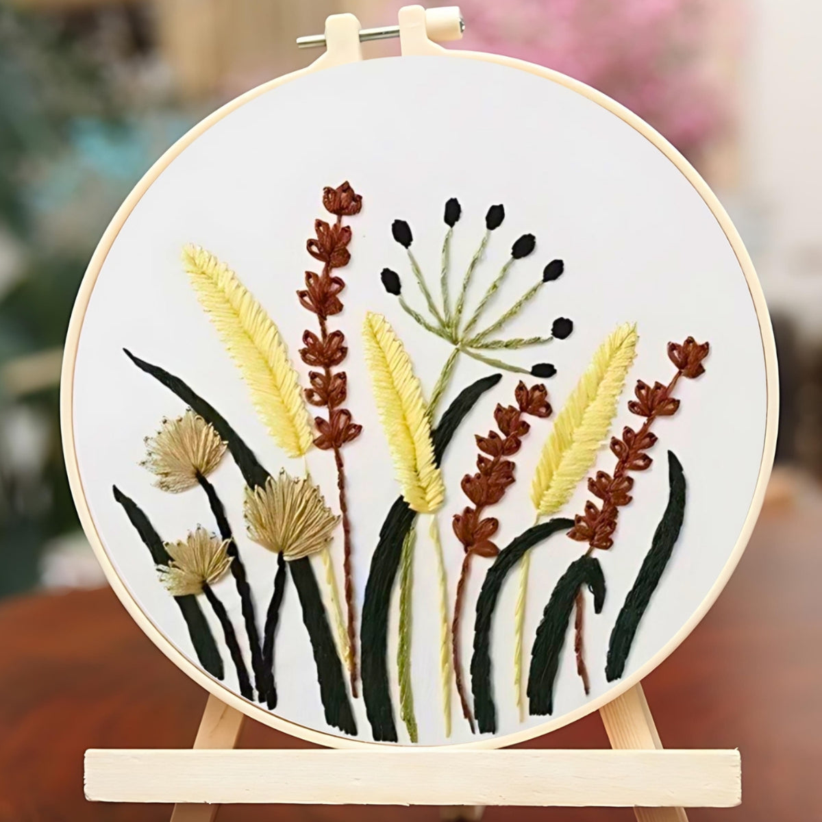 Floral DIY Embroidery Kit Set 4