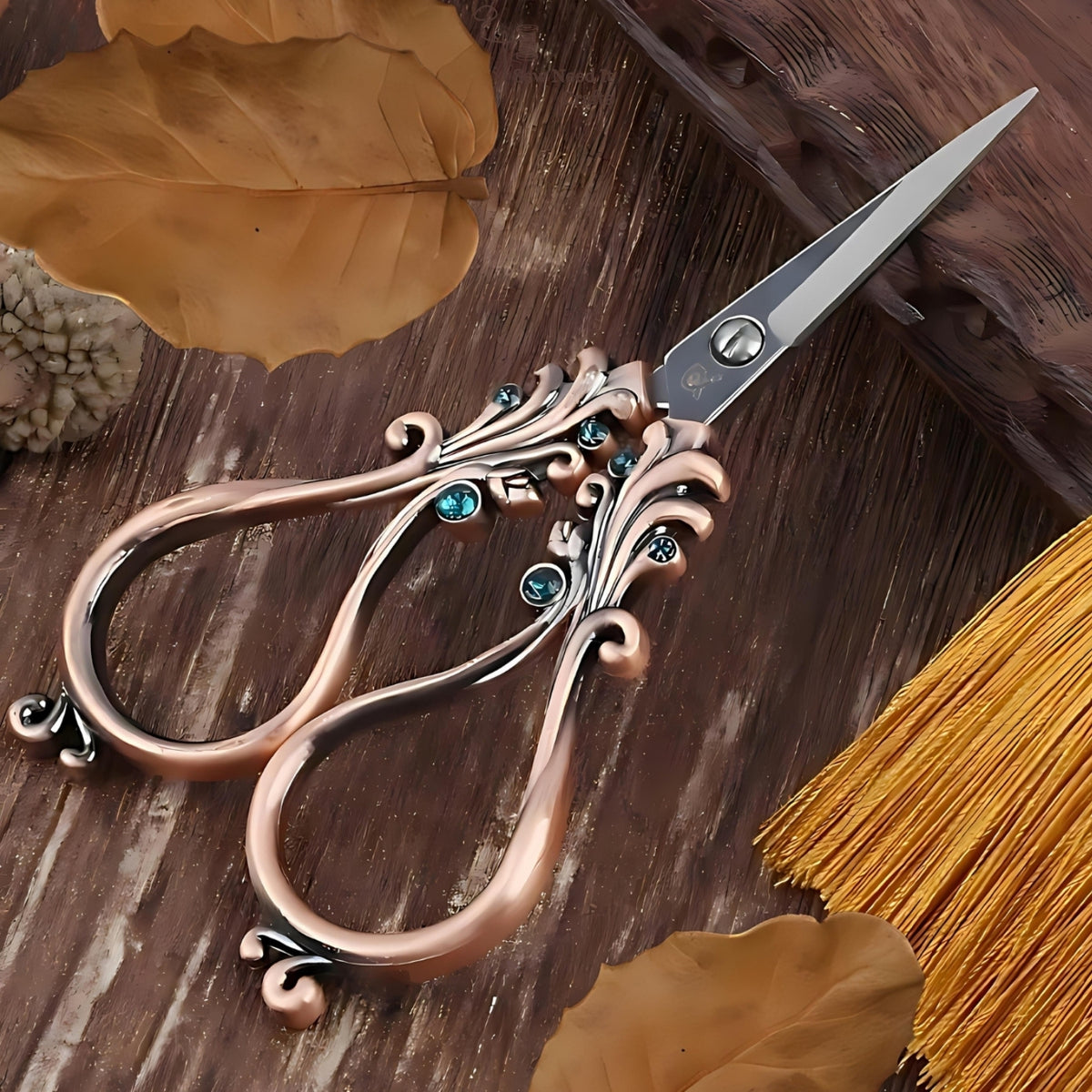 Antique Vintage Retro Phoenix Tail Scissors