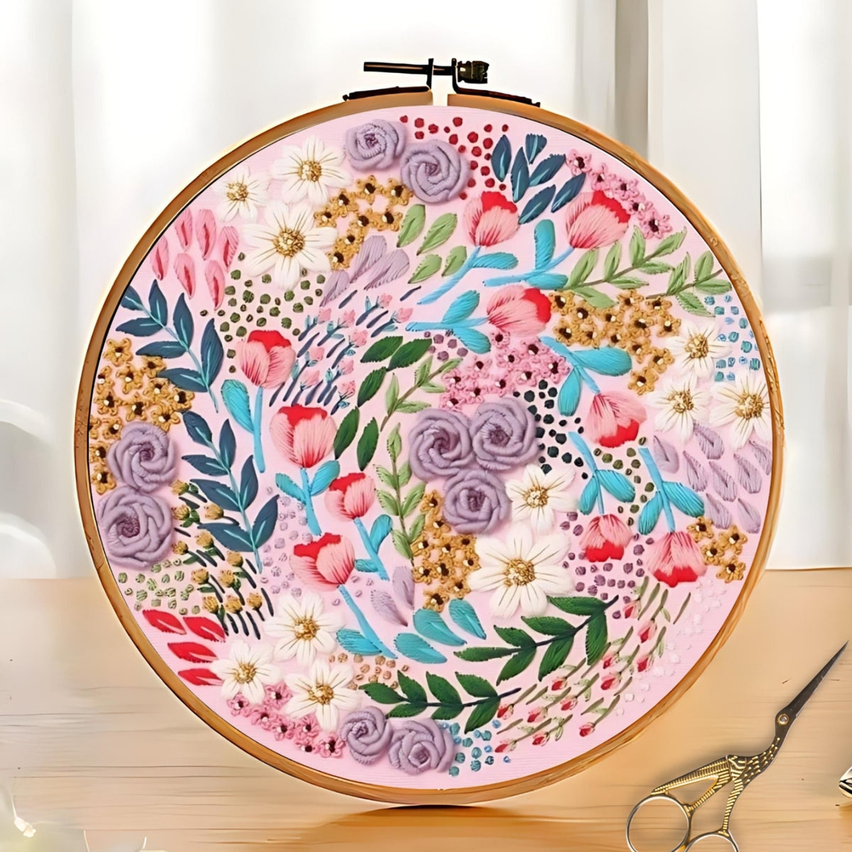 3D Flower DIY Embroidery Kit Set 3