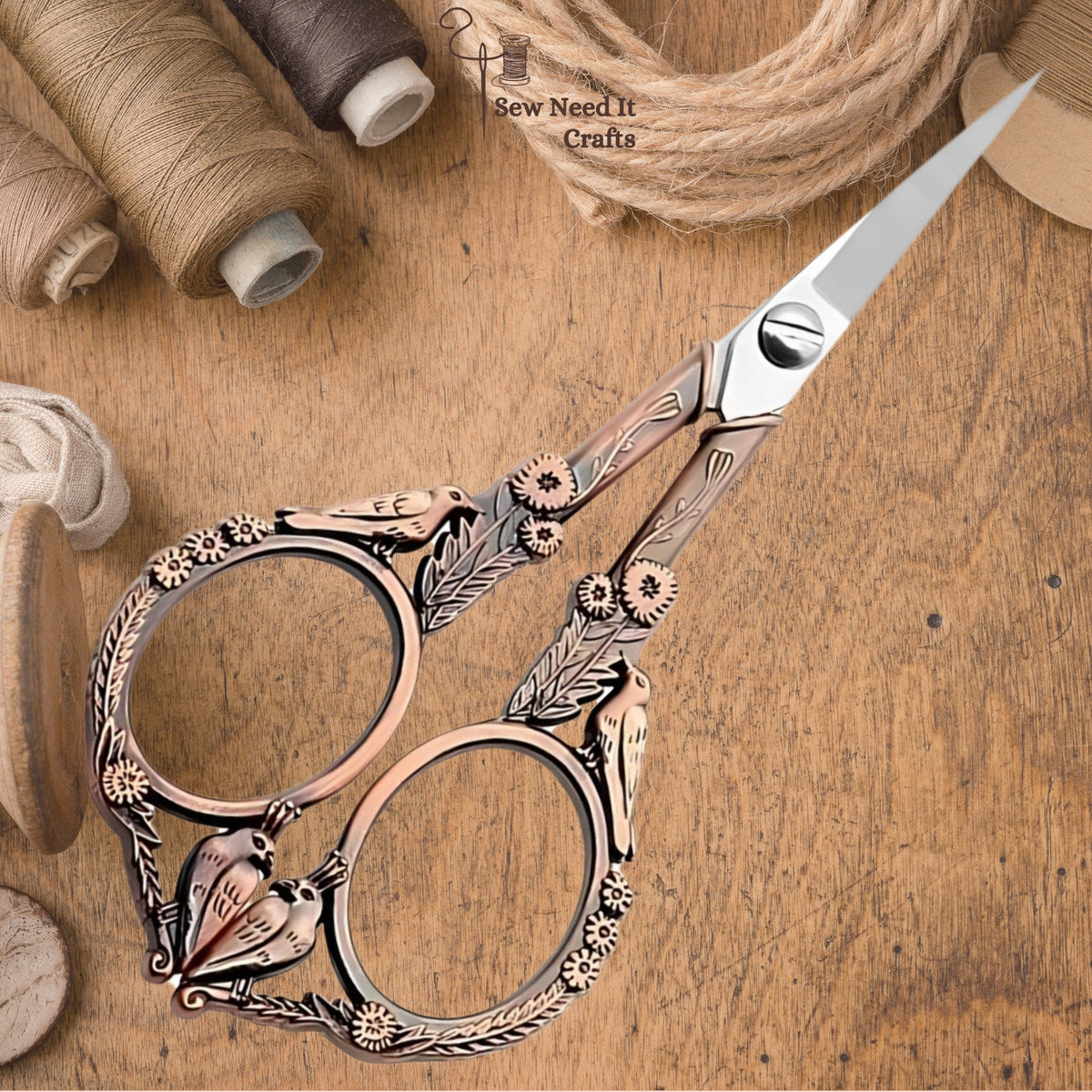 Feathered Friends Embroidery Scissors