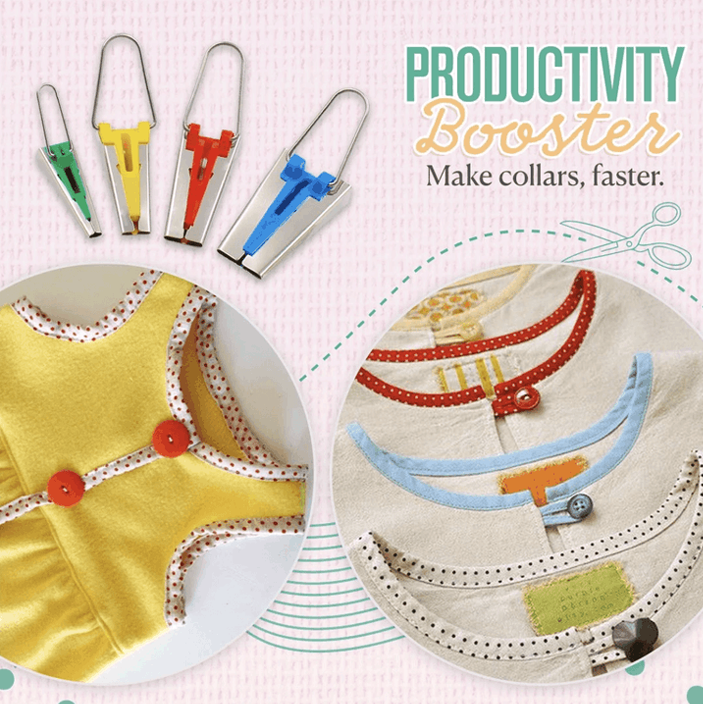 Complete Sewing Bias Tape Maker Kit